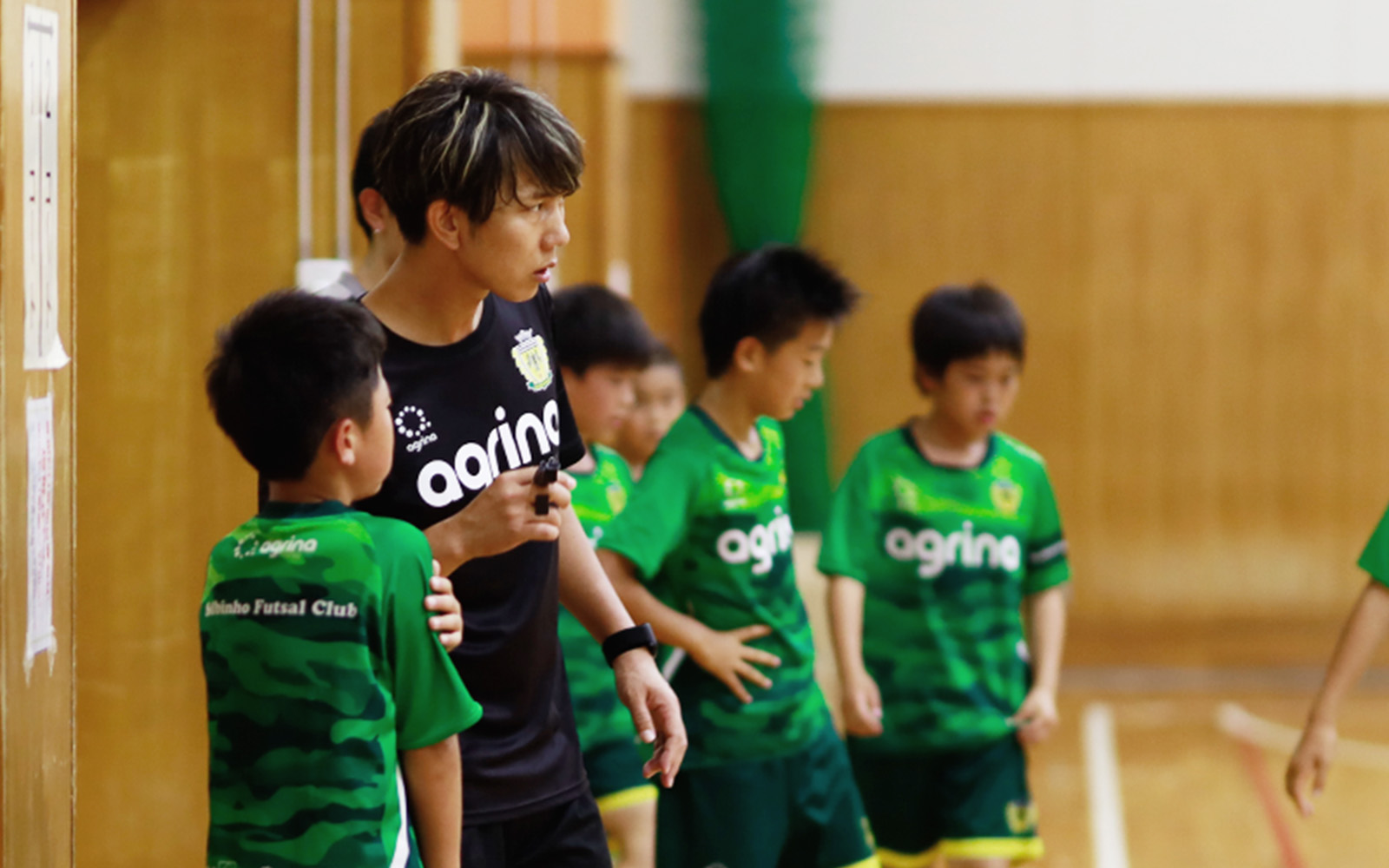 Solbinho Futsal Schoolの指導風景
